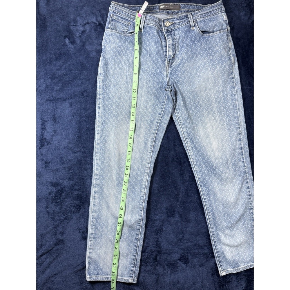 Levi's Mid Rise Skinny Two Tone Diamond Jeans‎ Size 10 - Picture 4 of 16